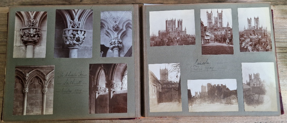 Six photograph albums containing architectural photographs of Cathedrals and churches, dating from - Image 42 of 63