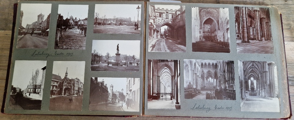 Six photograph albums containing architectural photographs of Cathedrals and churches, dating from - Image 33 of 63