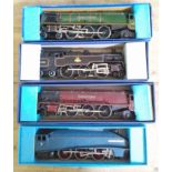 A group of four Hornby Dublo 3 rail locomotives comprising EDL2 Duchess of Atholl, EDL1 Sir Nigel