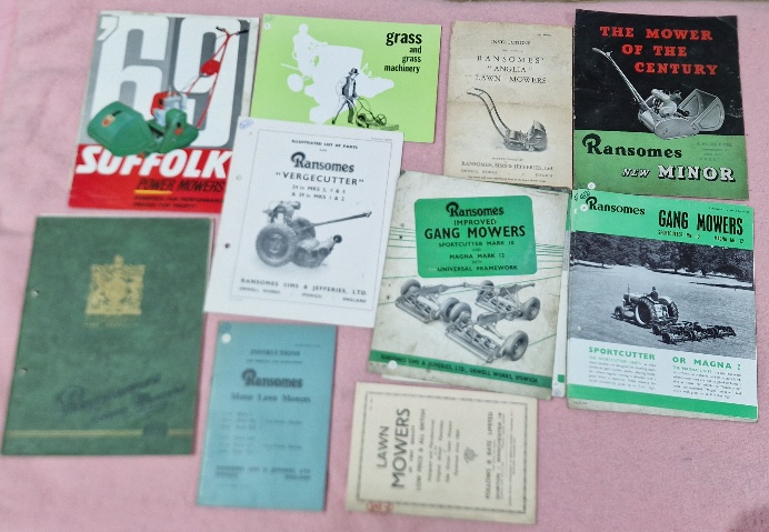 Two boxes of assorted ephemera including motoring, garden machinery, also including a Fighters - Image 5 of 10
