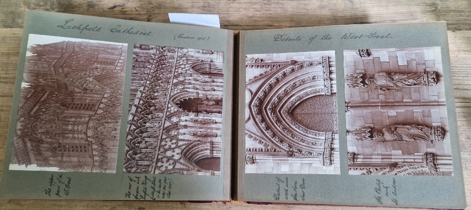 Six photograph albums containing architectural photographs of Cathedrals and churches, dating from - Image 46 of 63