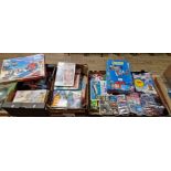 Four boxes of Jerry Anderson collectables; Stingray, Captain Scarlet etc including books.....