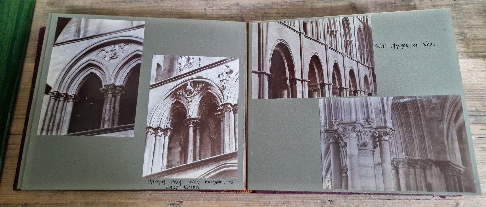 Six photograph albums containing architectural photographs of Cathedrals and churches, dating from - Image 55 of 63