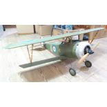 An RC French Nieuport 17 with engine, wingspan 131cm, by Flair models