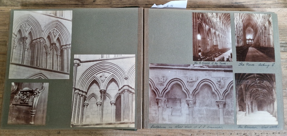 Six photograph albums containing architectural photographs of Cathedrals and churches, dating from - Image 8 of 63
