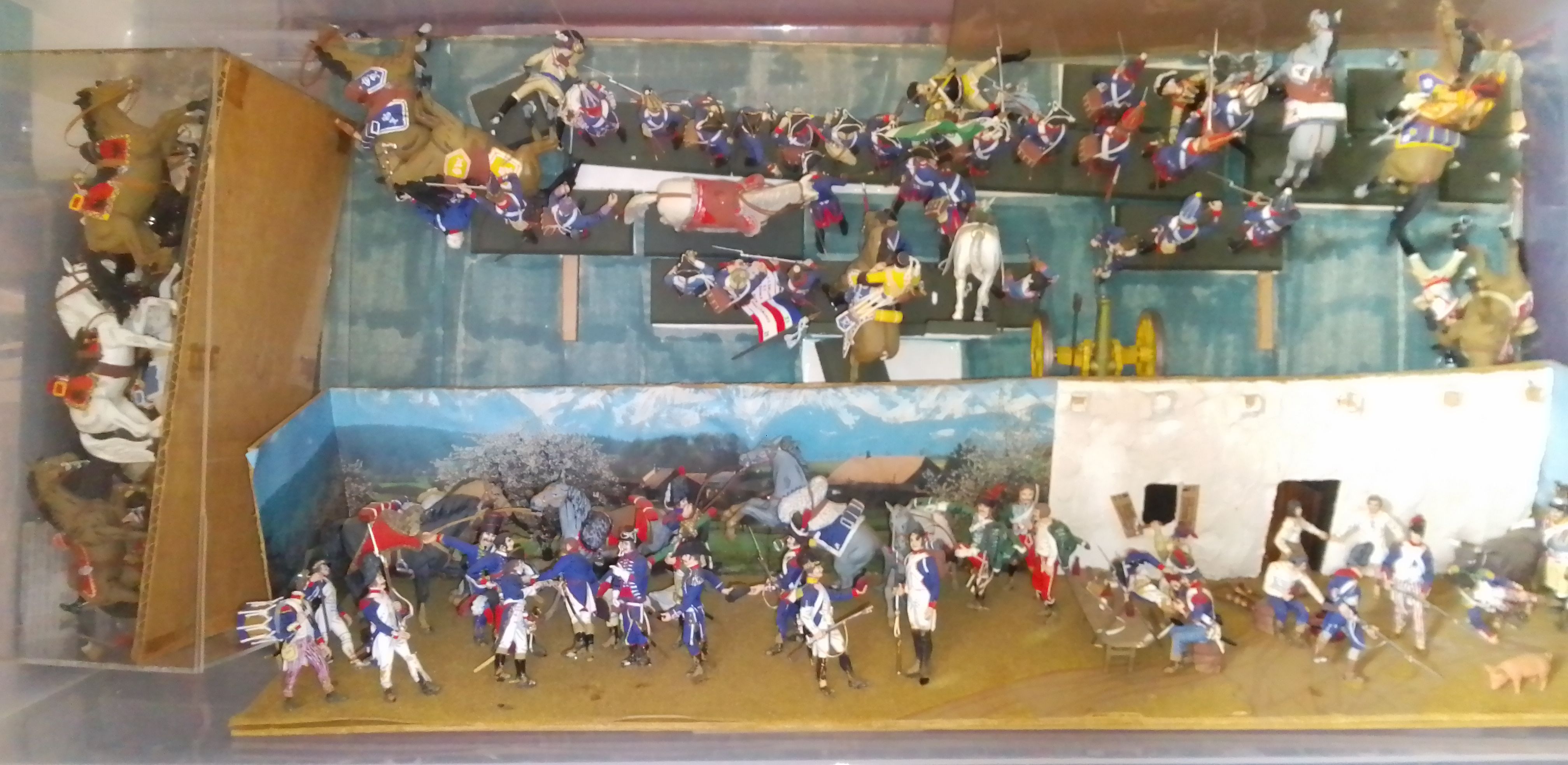 four boxes of military figure dioramas. - Image 3 of 4