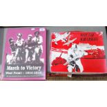 Two vintage strategic board games; 'Duel for Kharkov' and 'March to Victory', both un-punched.