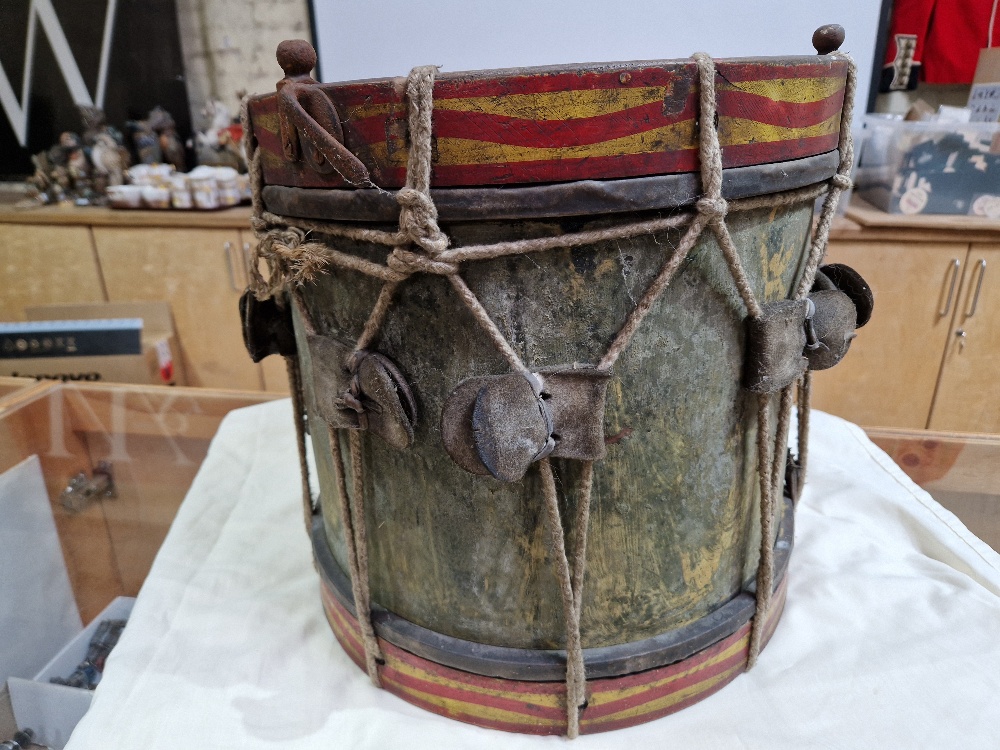 A 12th Battalion Duke of Cambridge's Own (Middlesex Regiment) military side drum. - Image 7 of 14