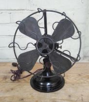 A vintage Universal electric fan.