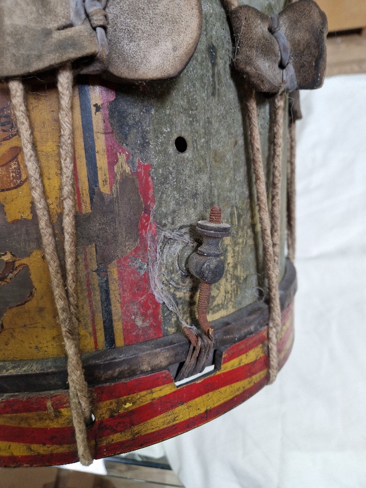 A 12th Battalion Duke of Cambridge's Own (Middlesex Regiment) military side drum. - Image 3 of 14