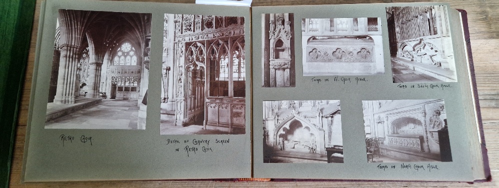 Six photograph albums containing architectural photographs of Cathedrals and churches, dating from - Image 52 of 63