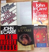 John Le Carre, a collection of five signed hardback novels and a promo edition, comprising; The