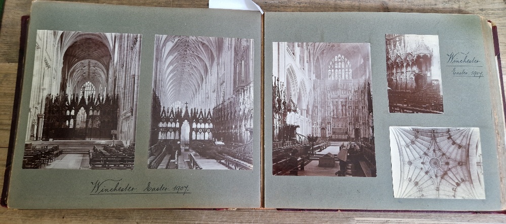 Six photograph albums containing architectural photographs of Cathedrals and churches, dating from - Image 35 of 63