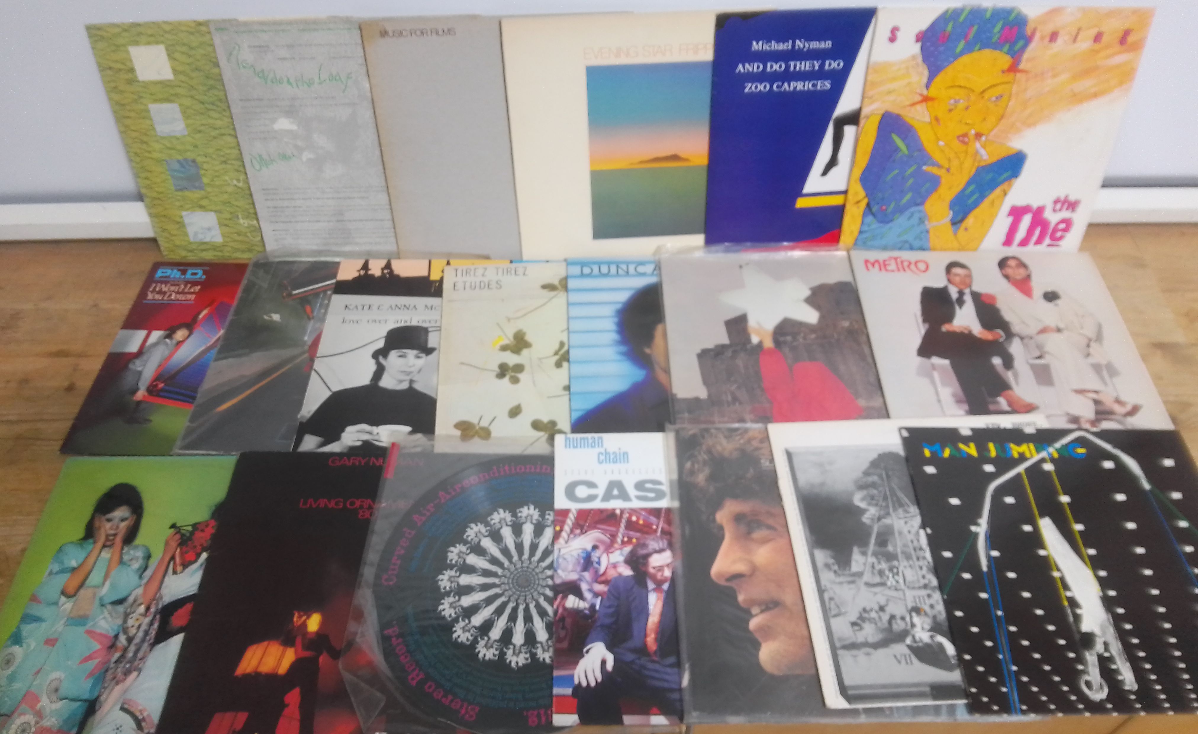 A collection of 20 mainly art rock and experimental LPs including Renaldo & the Loaf, Brian Eno,