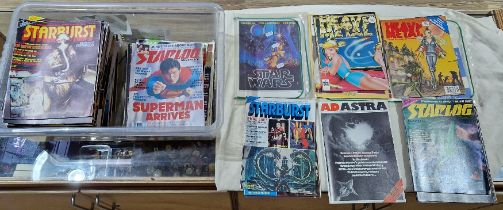 A collection of science fiction magazines; Starburst (issues 1-72), Ad Astra (issues 1-16).....