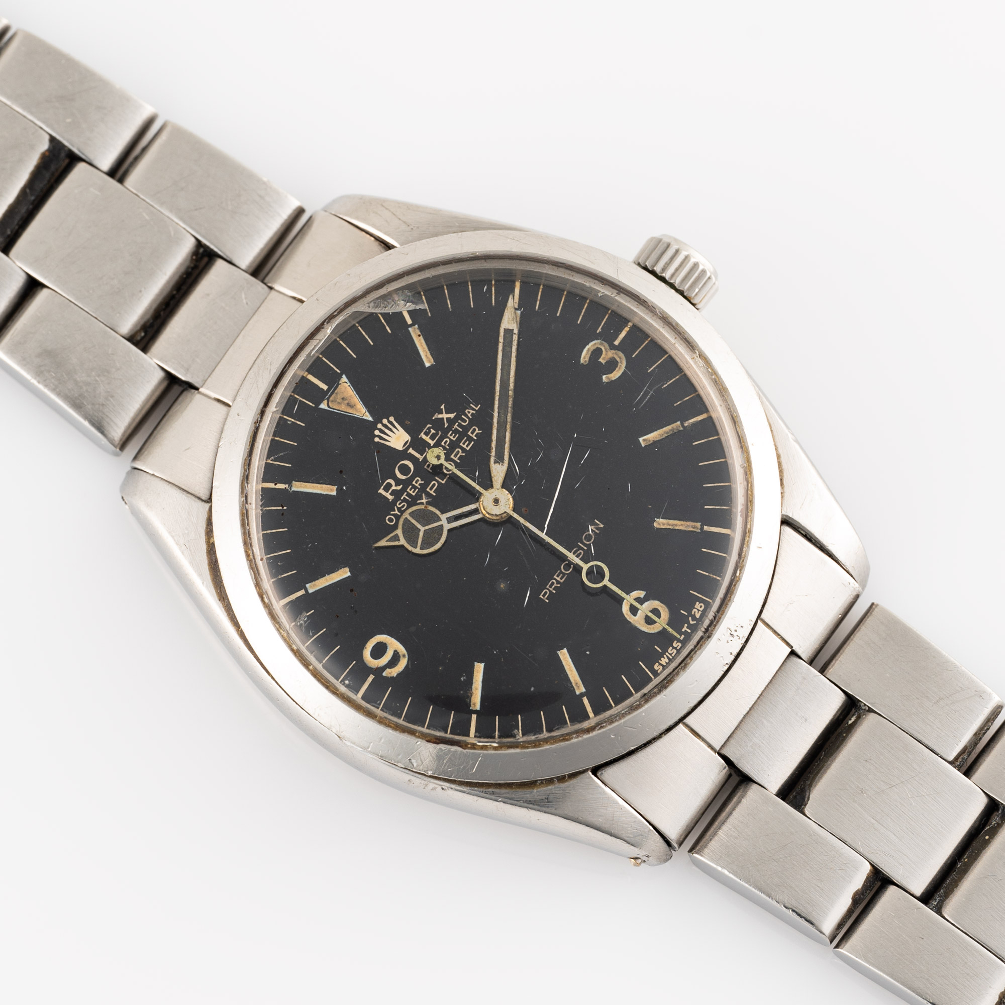 A GENTLEMAN'S SIZE STAINLESS STEEL ROLEX OYSTER PERPETUAL EXPLORER PRECISION BRACELET WATCH CIRCA - Image 5 of 11