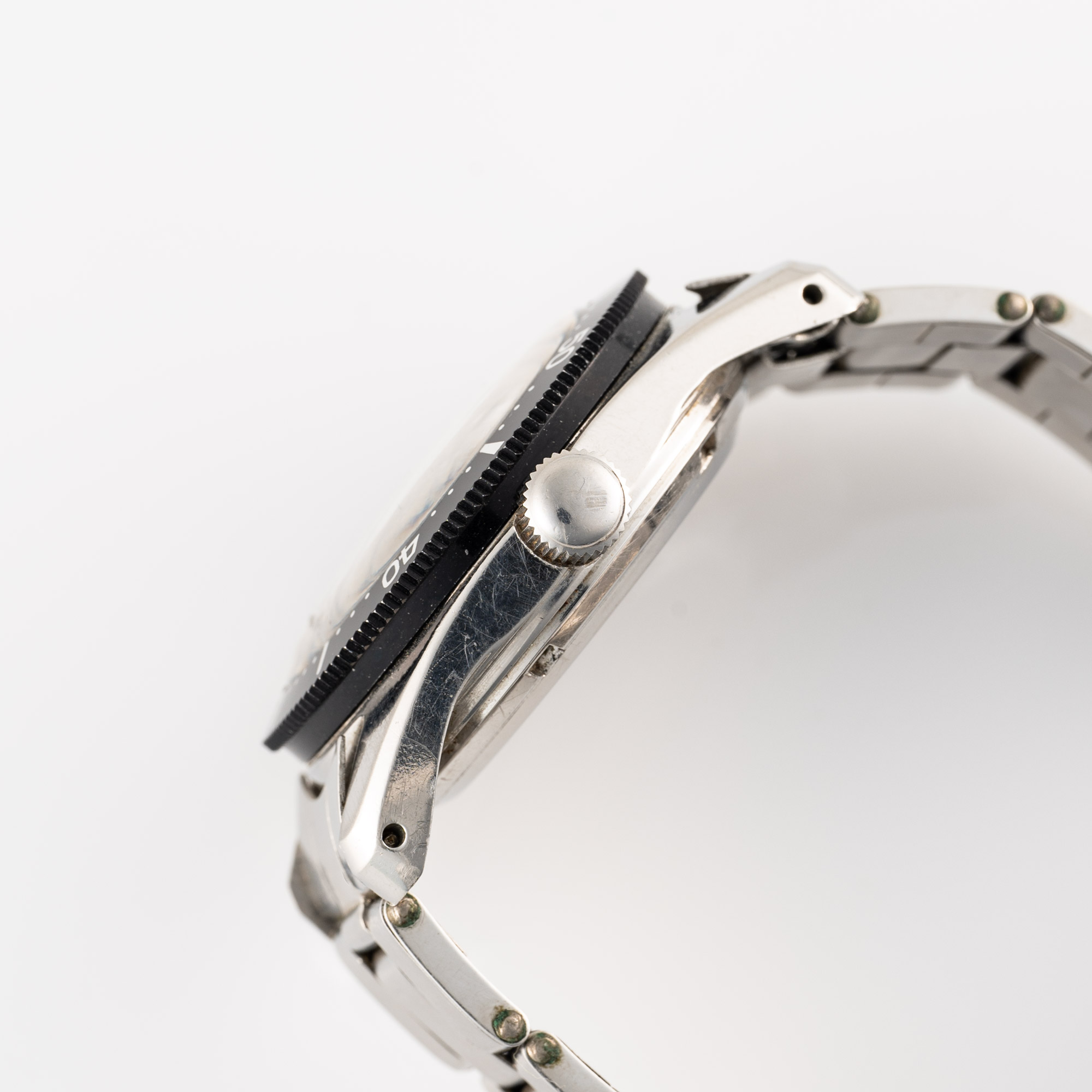 A MEDIUM SIZE STAINLESS STEEL TITUS CALYPSOMATIC DIVERS BRACELET WATCH CIRCA 1960s, REF. 7110 WITH - Image 5 of 9