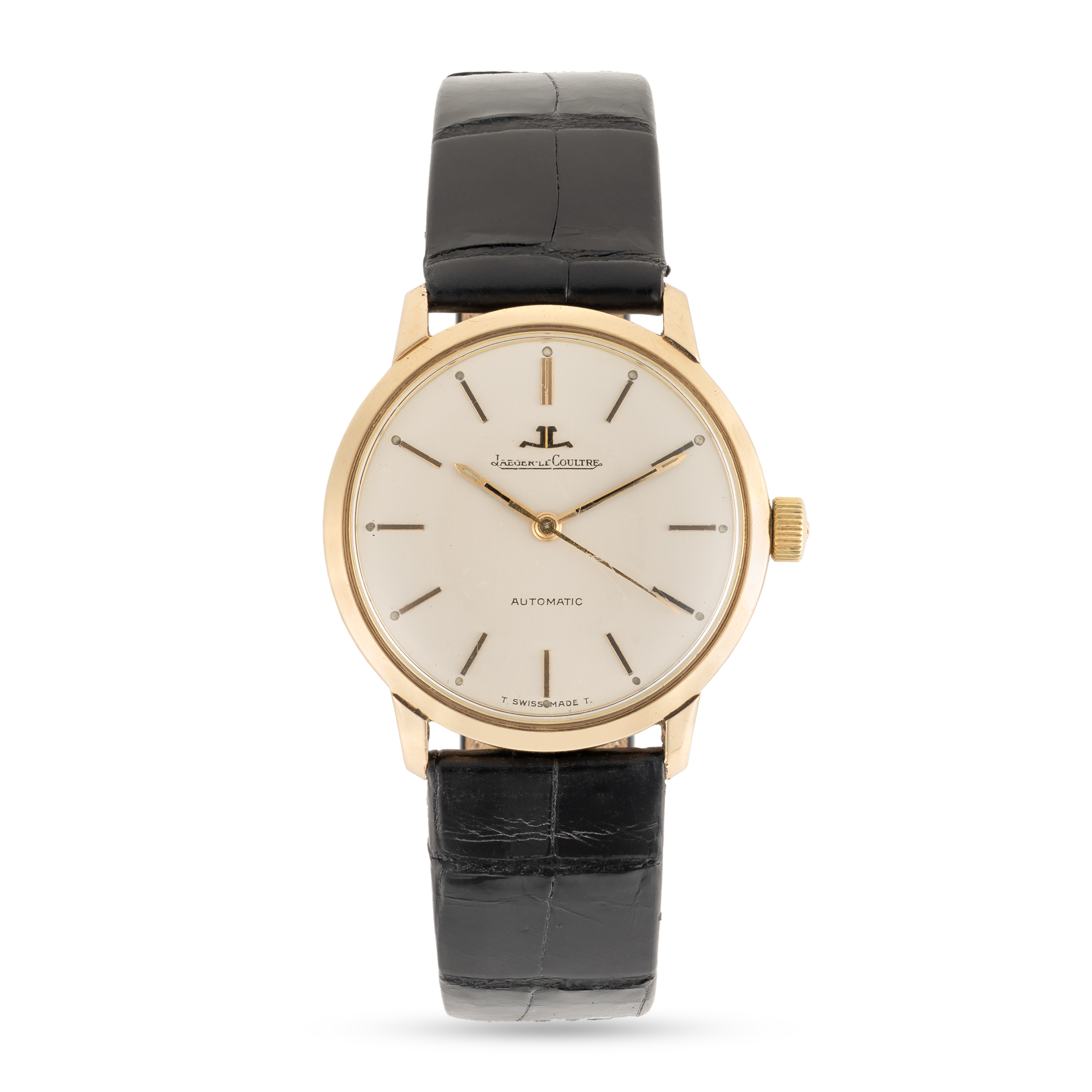 A GENTLEMAN'S SIZE 9CT SOLID GOLD JAEGER LECOULTRE AUTOMATIC WRIST WATCH CIRCA 1960s Movement: - Image 2 of 7