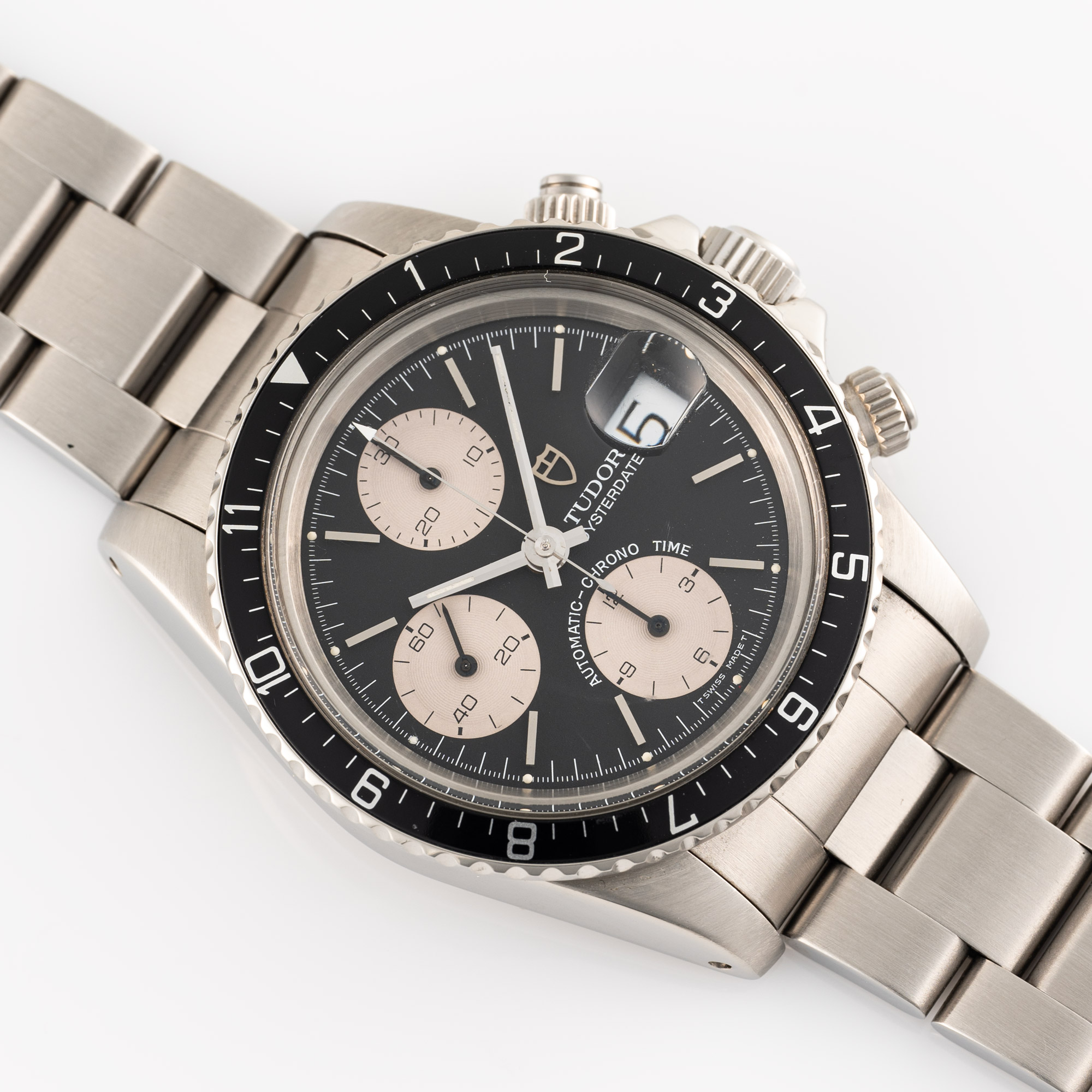 A GENTLEMAN'S SIZE STAINLESS STEEL ROLEX TUDOR OYSTERDATE AUTOMATIC CHRONO TIME "BIG BLOCK" - Image 4 of 10