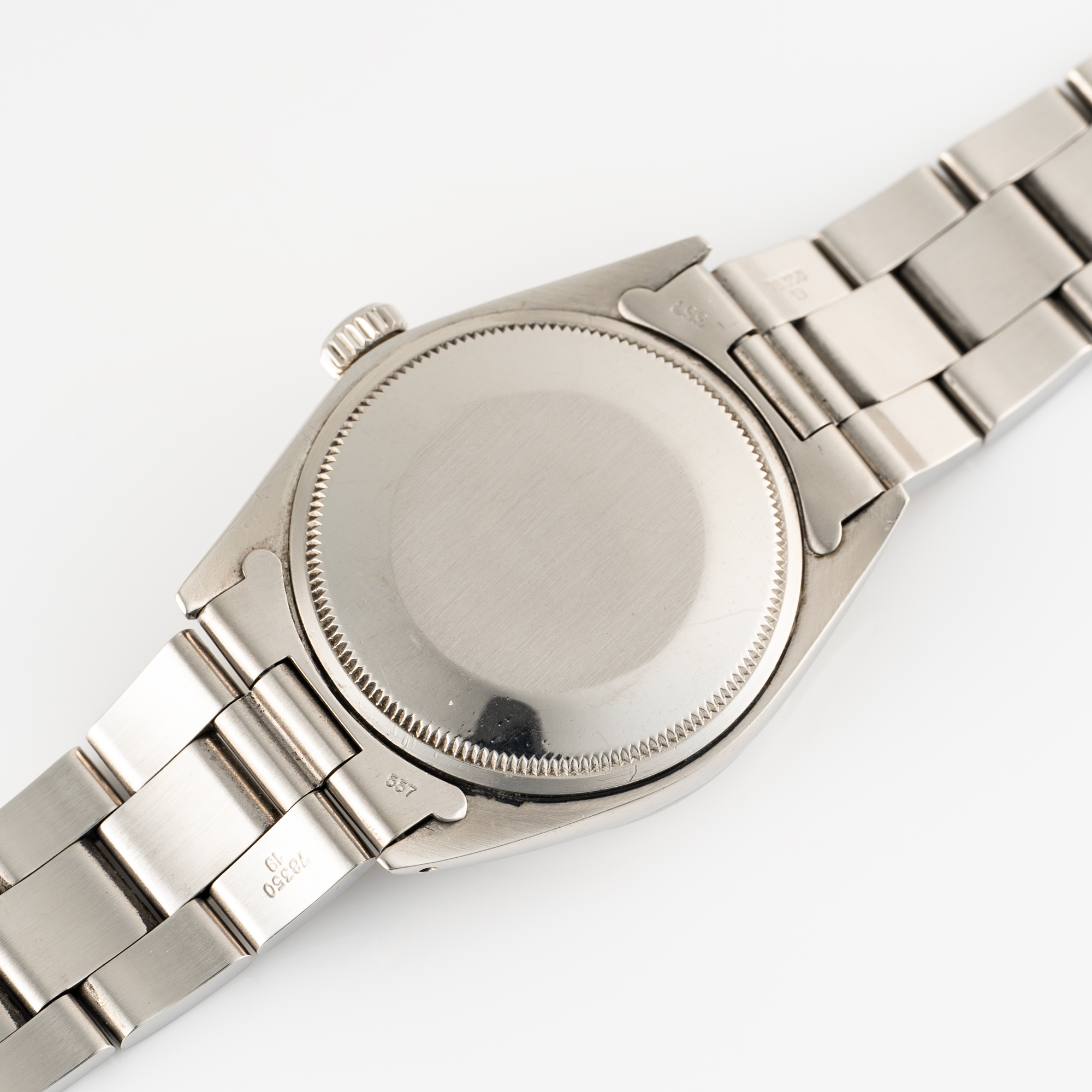 A GENTLEMAN'S SIZE STAINLESS STEEL ROLEX OYSTER PERPETUAL DATE WRIST WATCH CIRCA 1972, REF. 1500 - Image 7 of 8