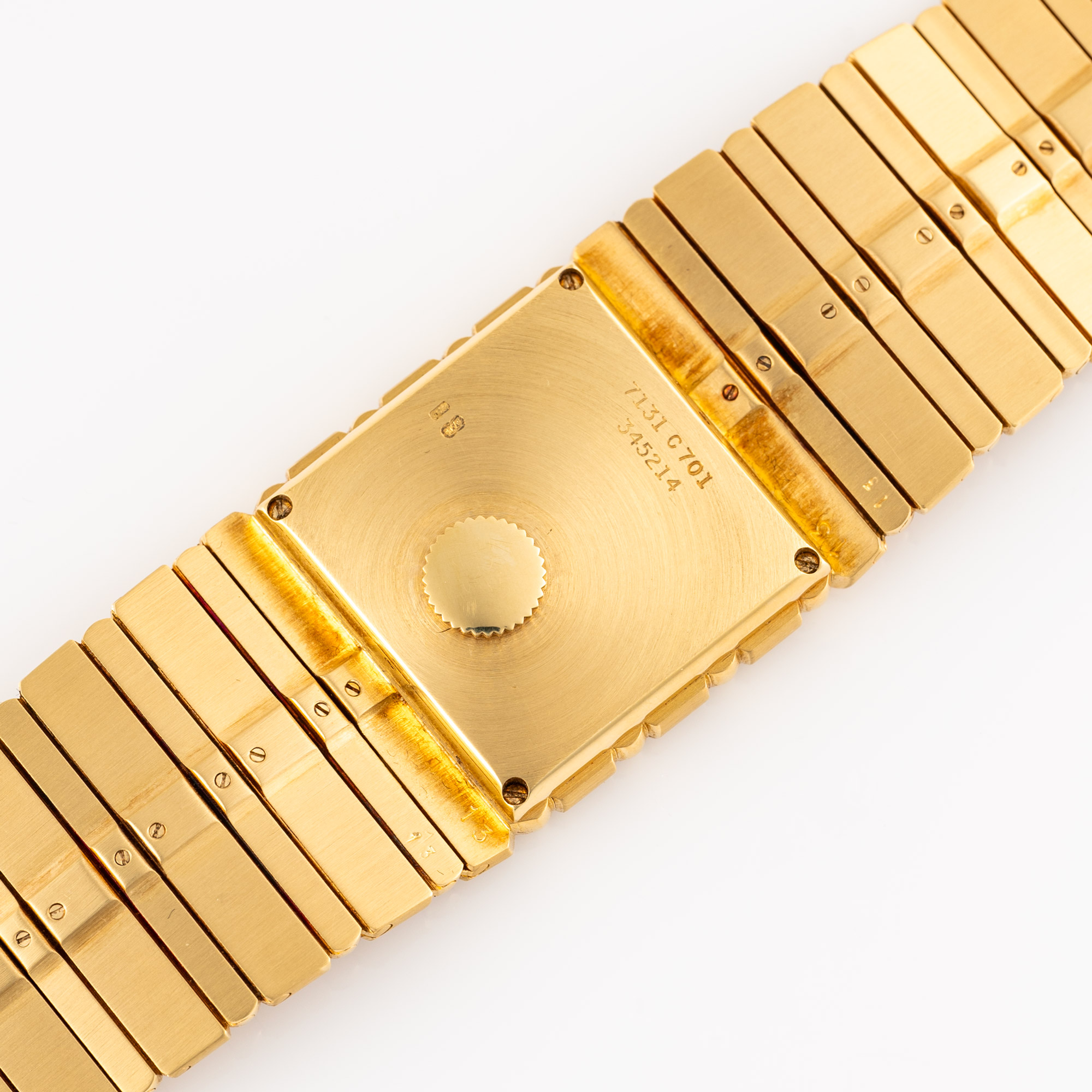 A GENTLEMAN'S SIZE 18K SOLID GOLD PIAGET POLO BRACELET WATCH CIRCA 1970s, REF. 7131 FIRST SERIES - Image 7 of 8