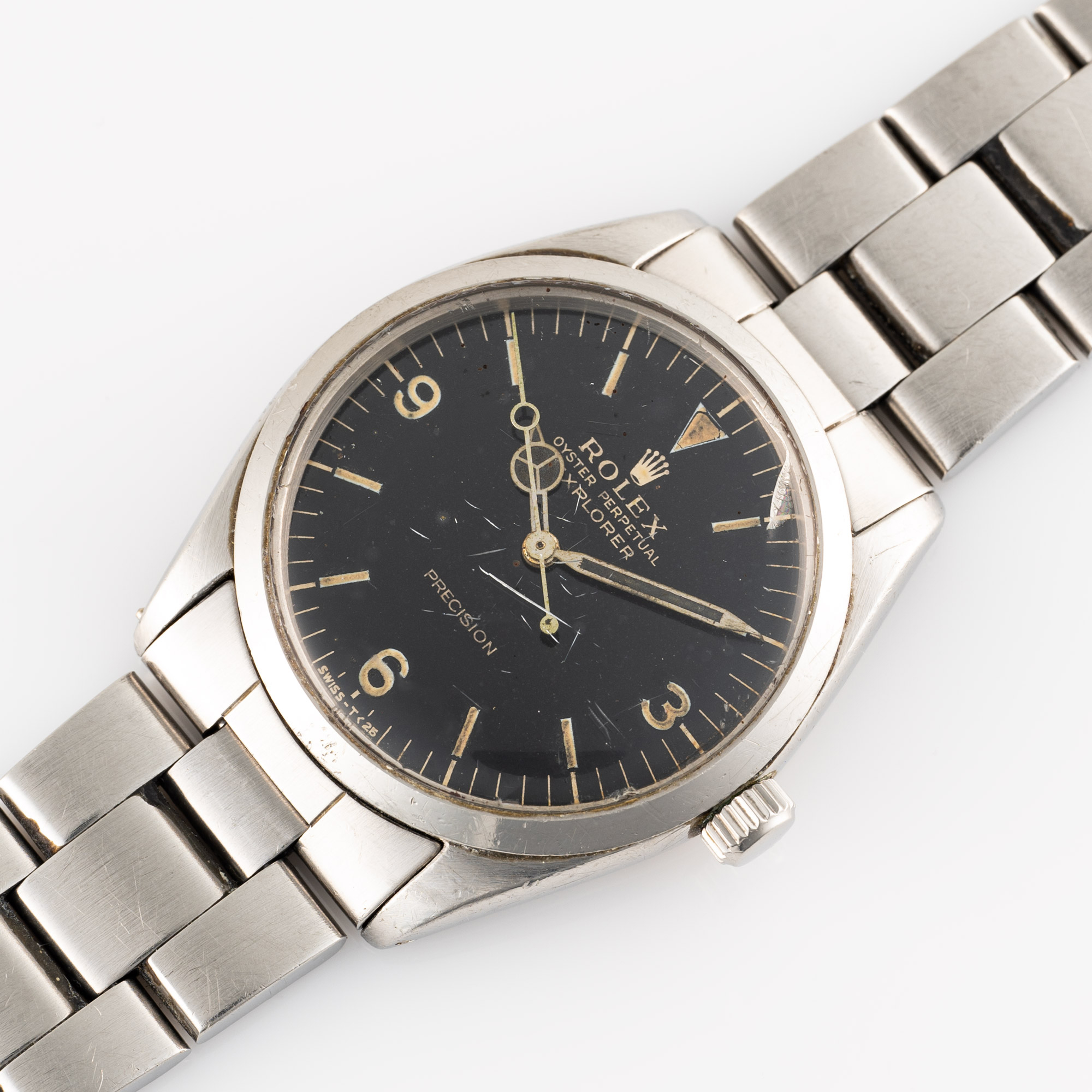 A GENTLEMAN'S SIZE STAINLESS STEEL ROLEX OYSTER PERPETUAL EXPLORER PRECISION BRACELET WATCH CIRCA - Image 4 of 11