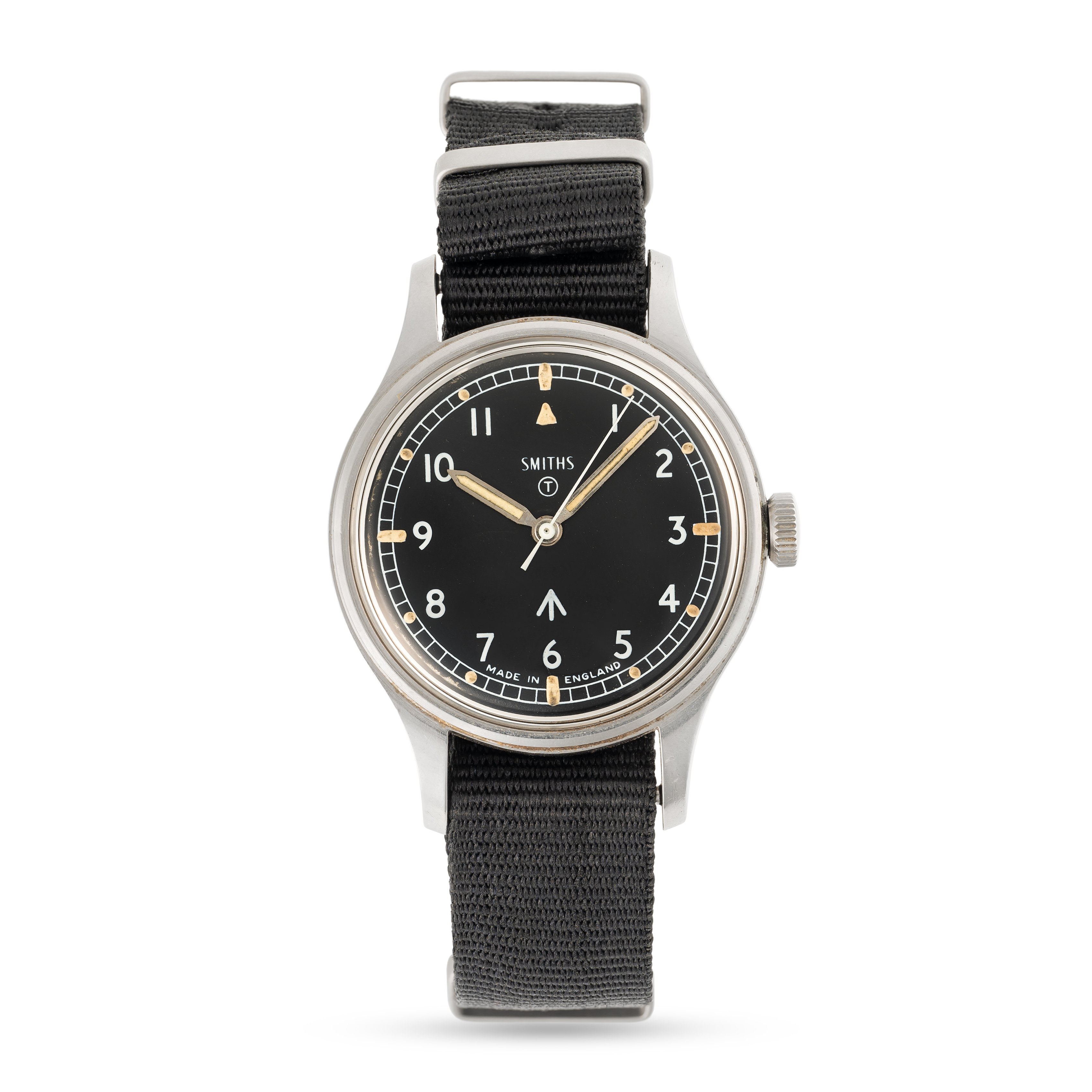 A GENTLEMAN'S STAINLESS STEEL BRITISH MILITARY SMITHS WRIST WATCH DATED 1969, ISSUED TO THE - Image 2 of 8