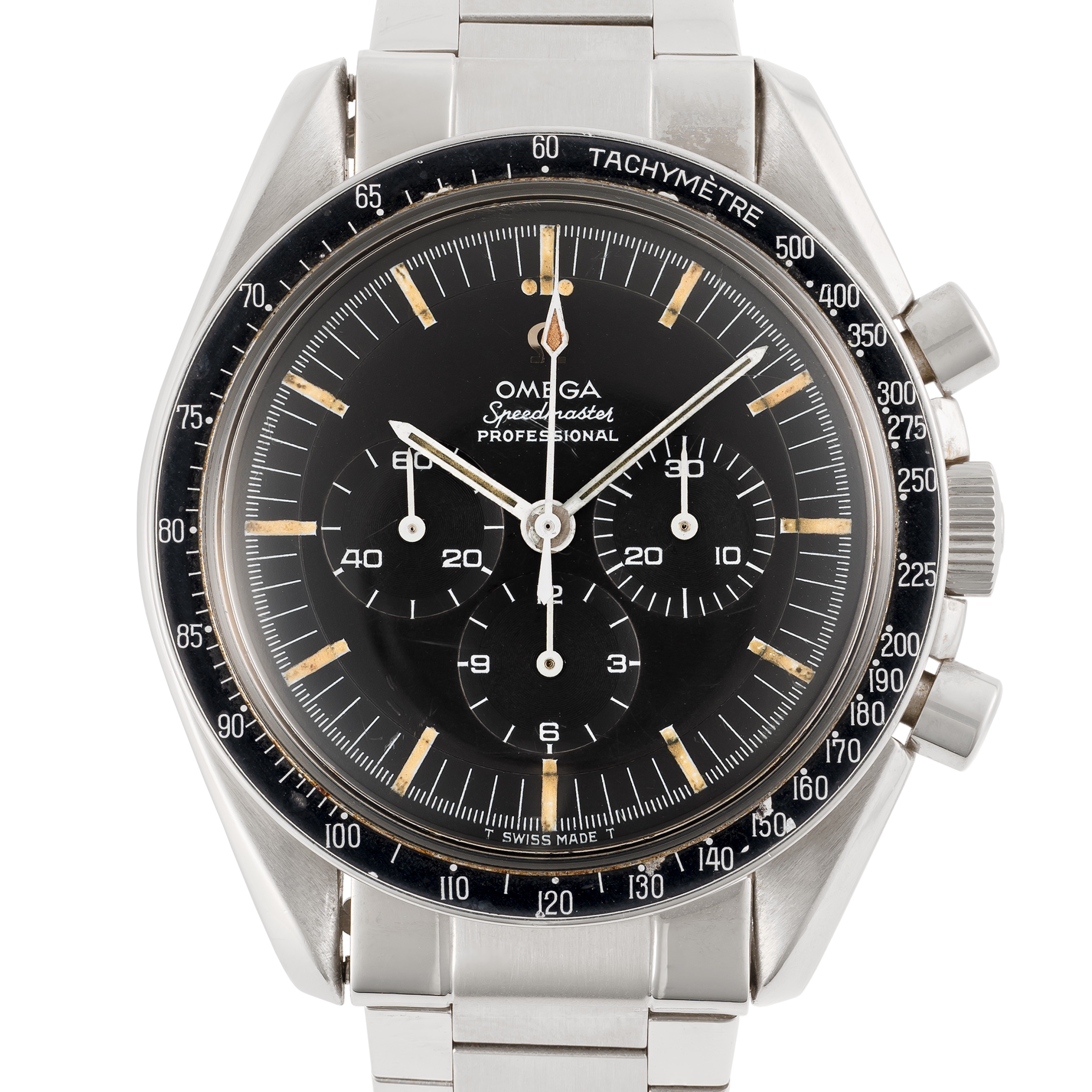 A GENTLEMAN'S SIZE STAINLESS STEEL OMEGA SPEEDMASTER PROFESSIONAL "PRE MOON" CHRONOGRAPH WRIST WATCH - Image 10 of 11