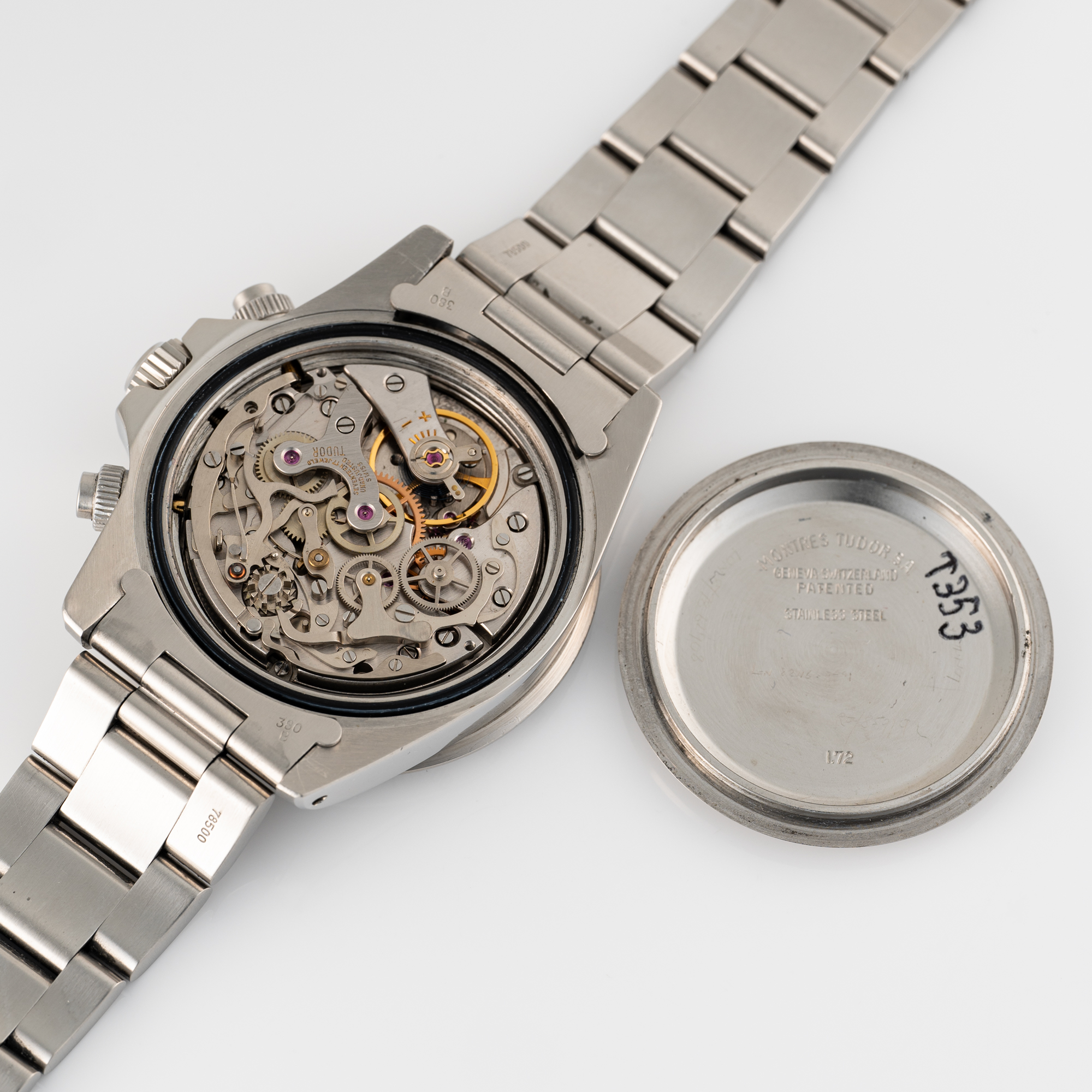 A GENTLEMAN'S SIZE STAINLESS STEEL ROLEX TUDOR OYSTERDATE MONTE CARLO CHRONOGRAPH BRACELET WATCH - Image 9 of 10