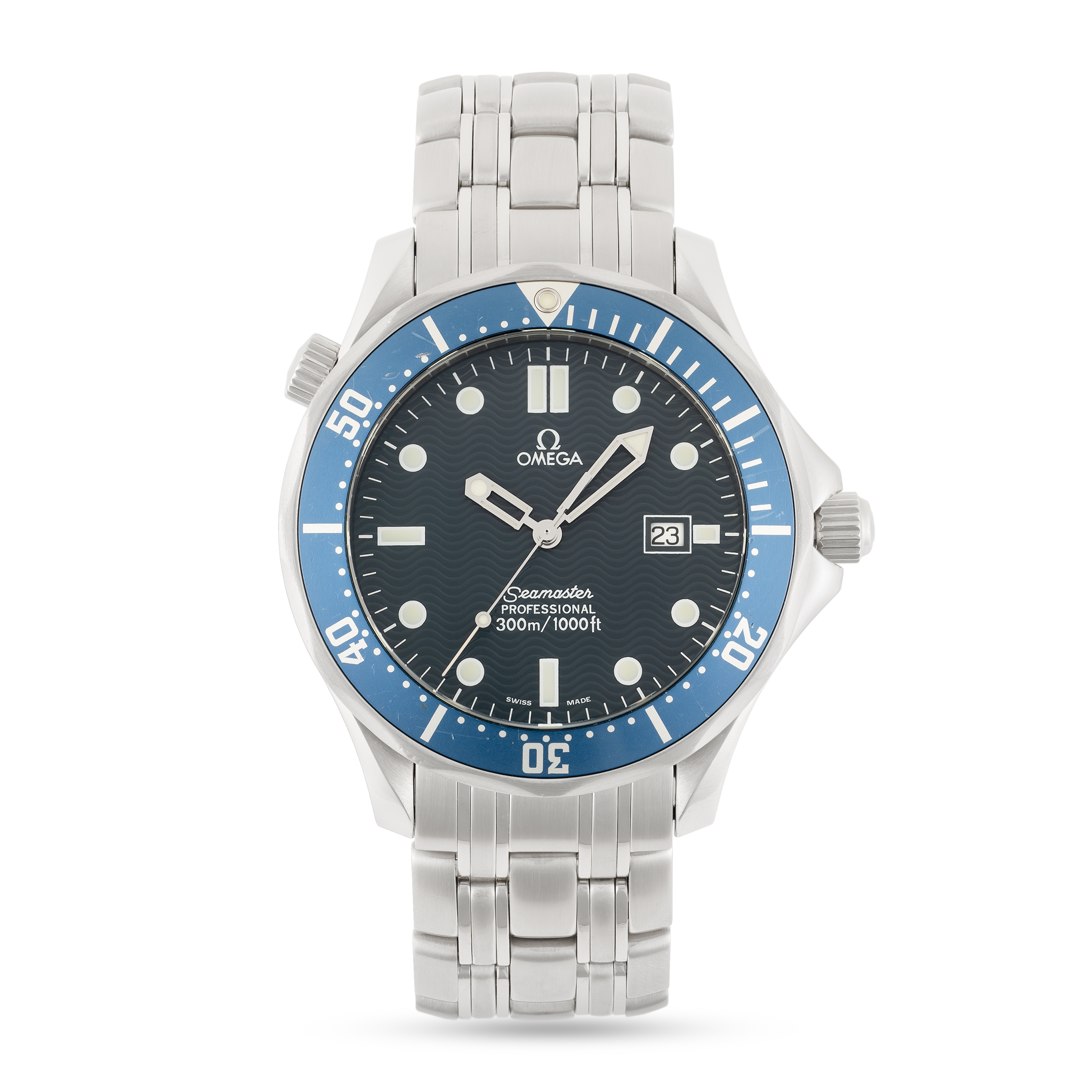 A GENTLEMAN'S LARGE SIZE OMEGA SEAMASTER PROFESSIONAL 300M BRACELET WATCH  CIRCA 1998, REF. 2541. - Image 2 of 8