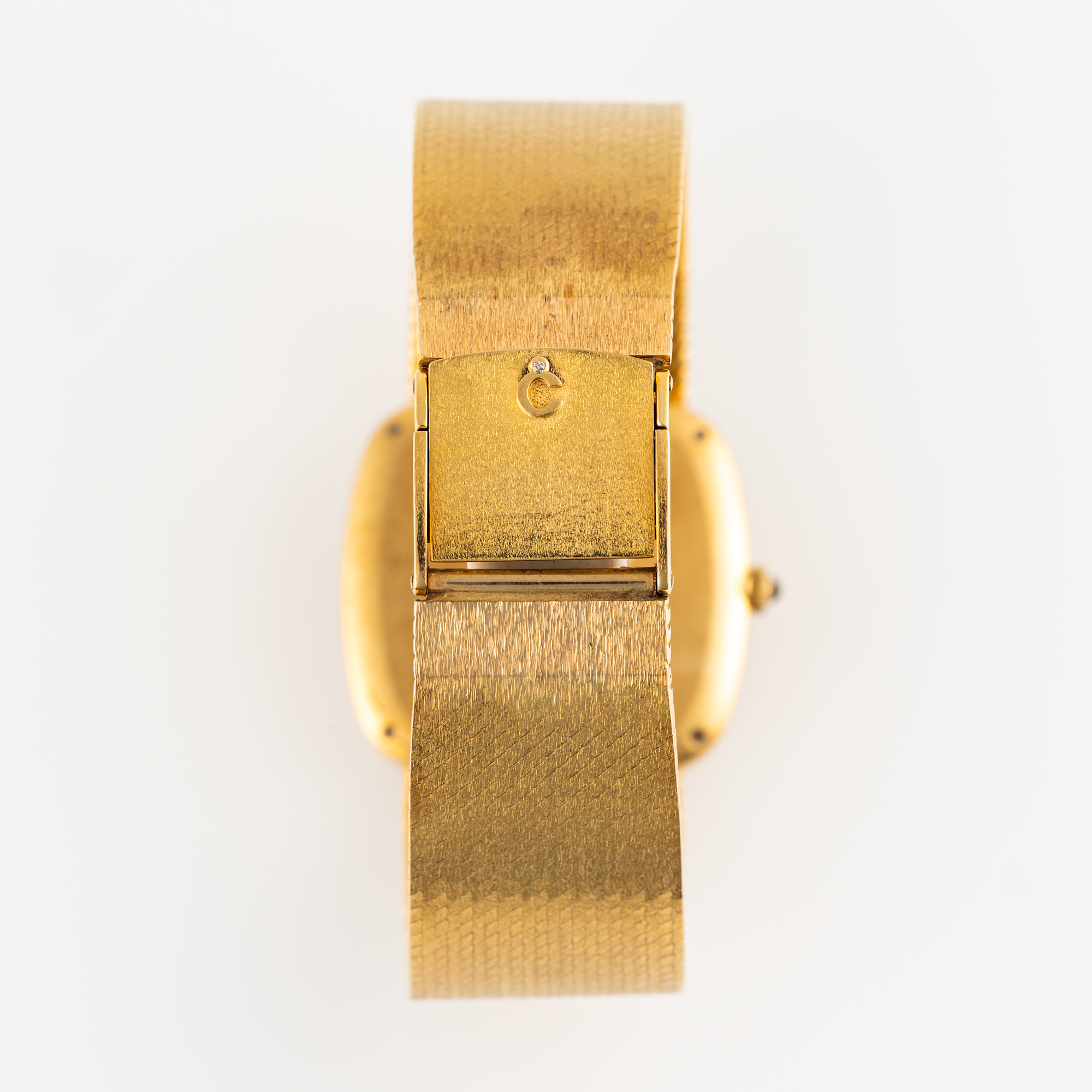 A LARGE SIZE 18K SOLID YELLOW GOLD & DIAMOND CHOPARD HAPPY DIAMONDS BRACELET WATCH CIRCA 1970s, REF. - Bild 9 aus 9