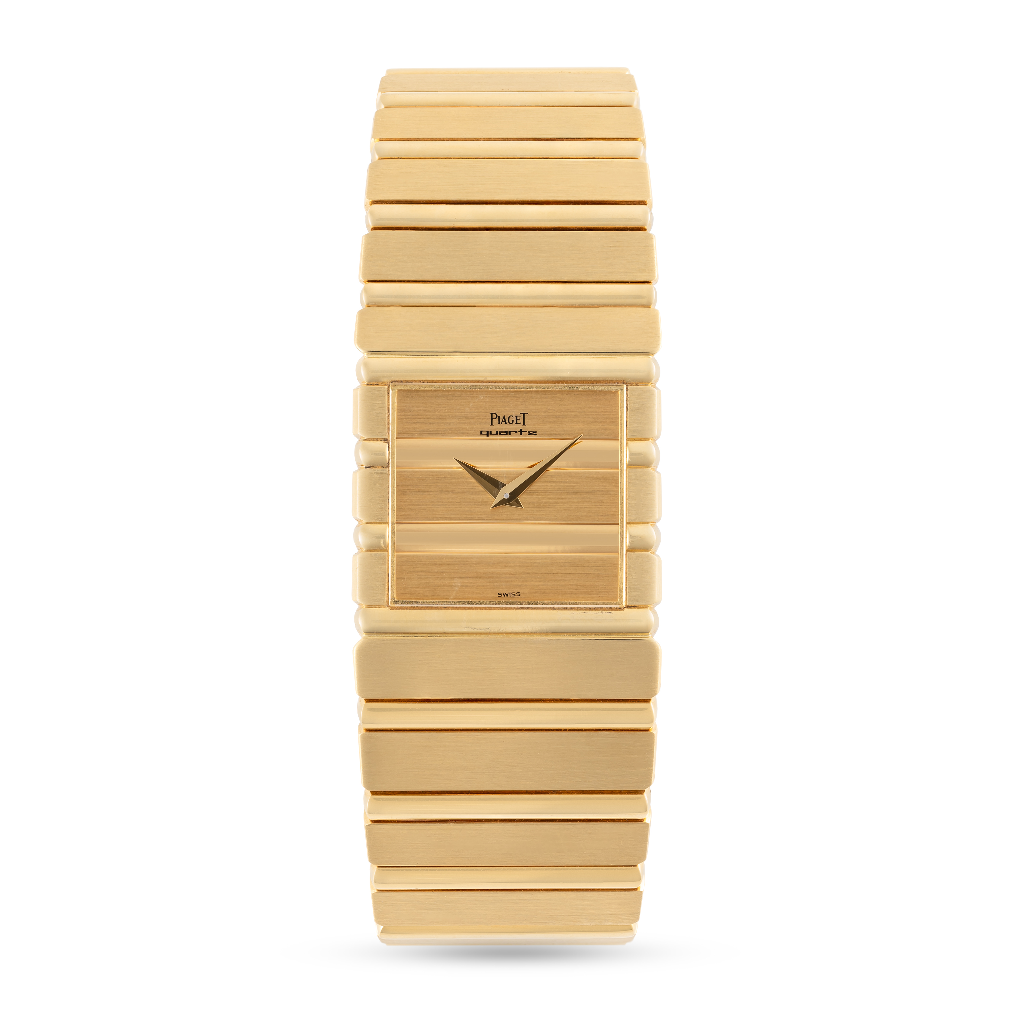 A GENTLEMAN'S SIZE 18K SOLID GOLD PIAGET POLO BRACELET WATCH CIRCA 1970s, REF. 7131 FIRST SERIES - Image 2 of 8