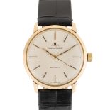 A GENTLEMAN'S SIZE 9CT SOLID GOLD JAEGER LECOULTRE AUTOMATIC WRIST WATCH CIRCA 1960s Movement:
