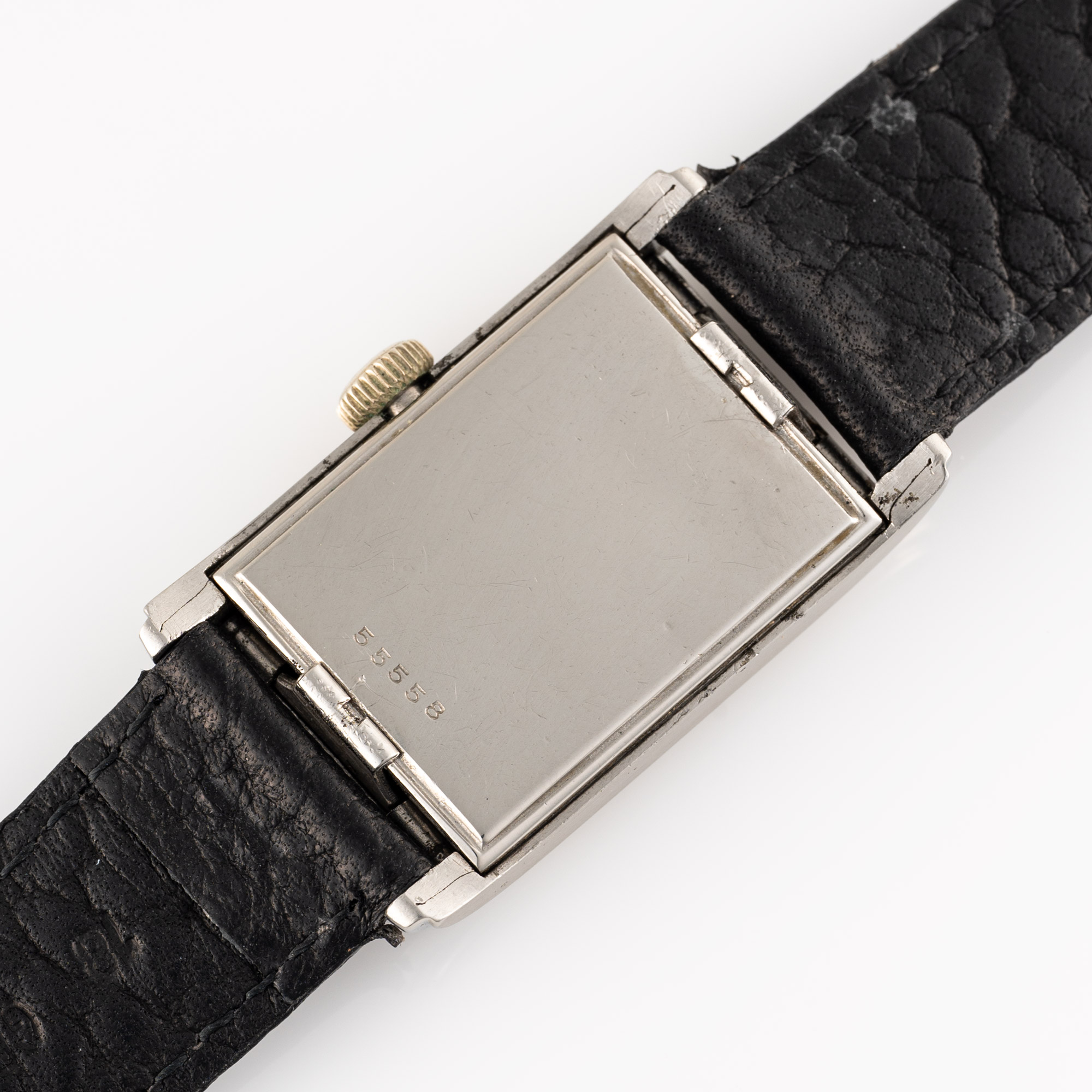 A GENTLEMAN'S SIZE STAINLESS STEEL JAEGER LECOULTRE ETANCHE WRIST WATCH CIRCA 1930s EARLY PATENTED - Image 7 of 7