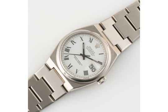 A GENTLEMAN'S SIZE STAINLESS STEEL ROLEX OYSTERQUARTZ DATEJUST BRACELET WATCH CIRCA 1979, REF. 17000 - Image 3 of 9