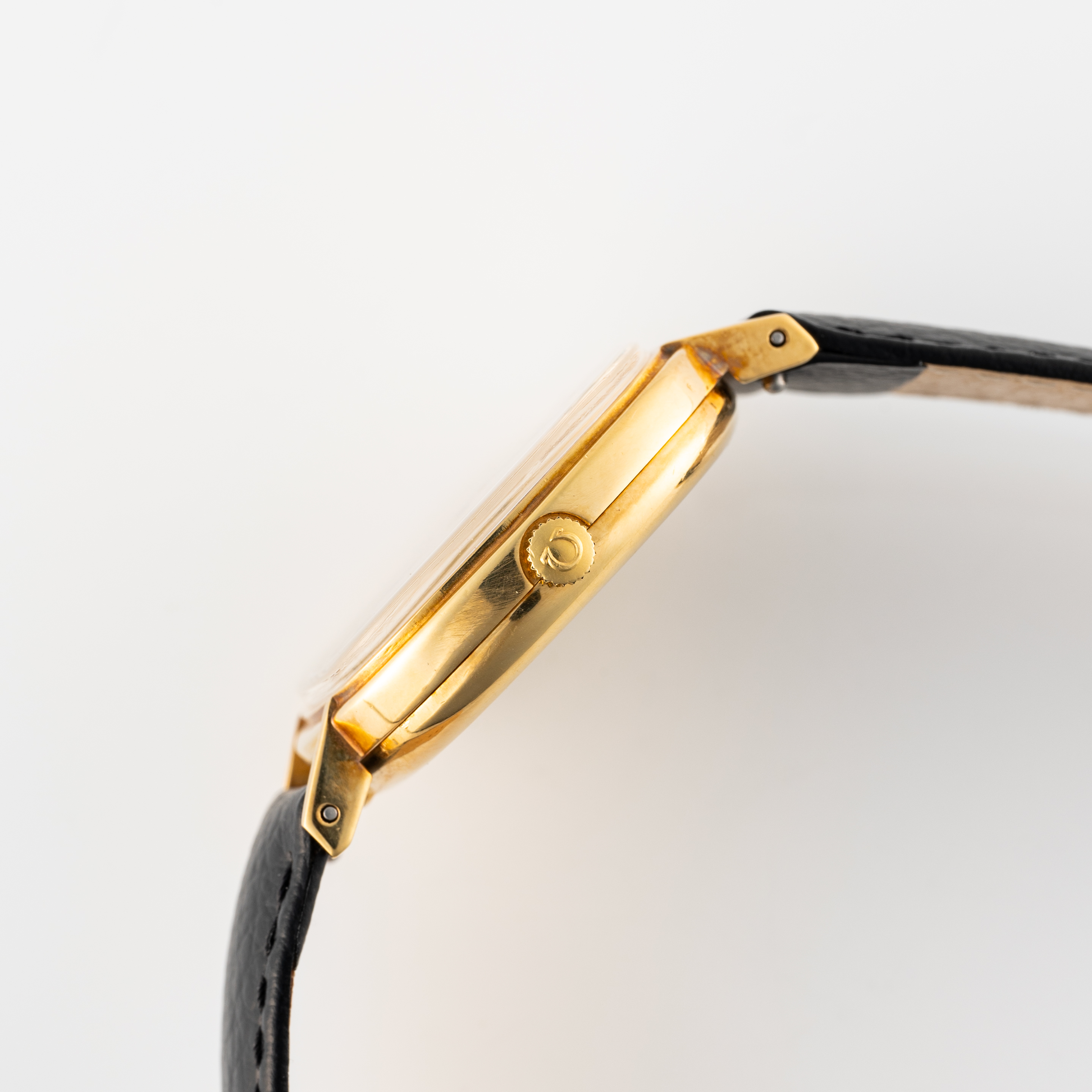 A RARE GENTLEMAN'S LARGE SIZE 18K SOLID GOLD OMEGA DE VILLE AUTOMATIC DATE WRIST WATCH CIRCA 1973, - Image 5 of 9