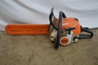 Stihl MS211c petrol chainsaw (sold as seen) Please note descriptions are not condition reports,