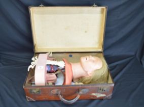 1980's Anatomic Anne resuscitation training dummy by Asmund S Laerdal, contained in English made