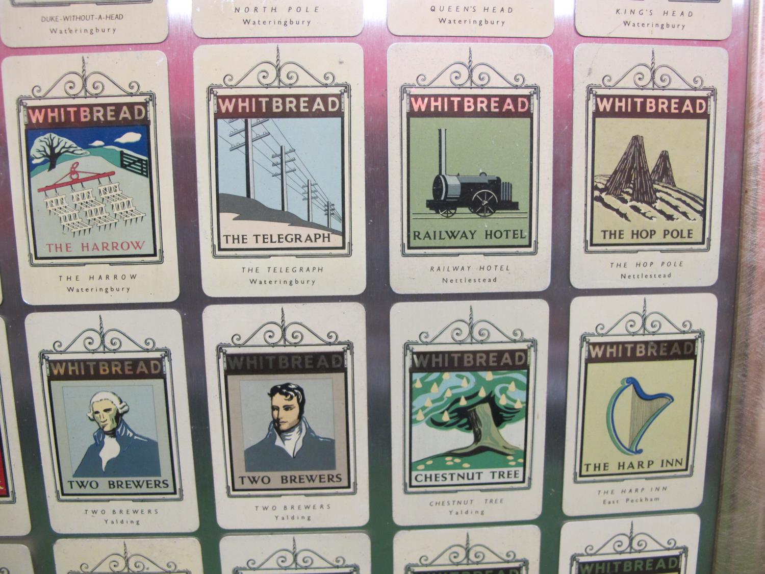 Fifty Whitbread tin pub sign miniatures from the Kent and Sussex areas to include: Duke Without A - Image 2 of 3