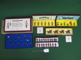 Britains metal soldier sets in boxes to include: Limited Edition Regimental Band Of The Dragoon