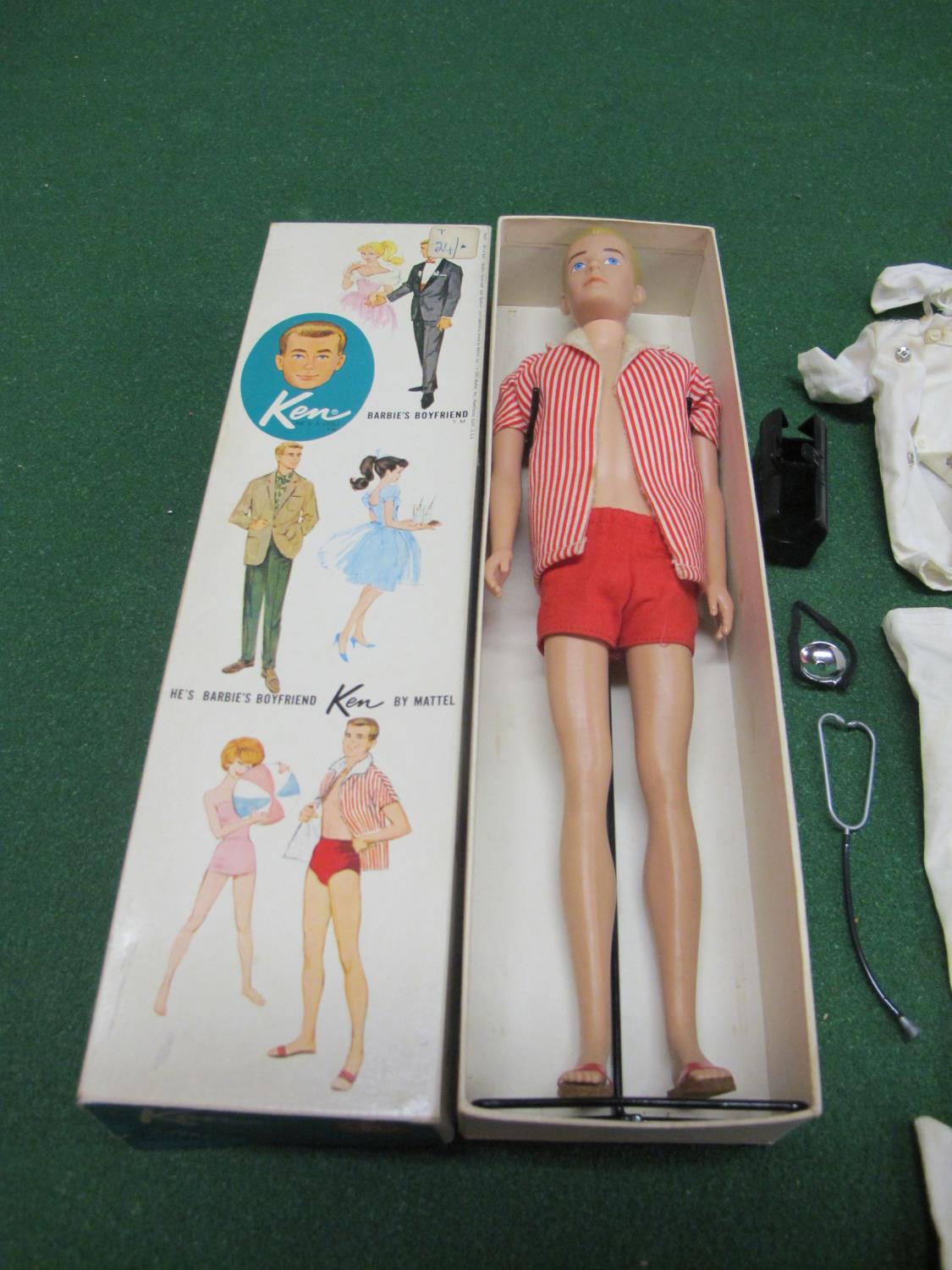 1960's Mattel Ken, Barbie's Boyfriend doll with blonde hair, stock No. 750 wearing red and white - Image 2 of 3