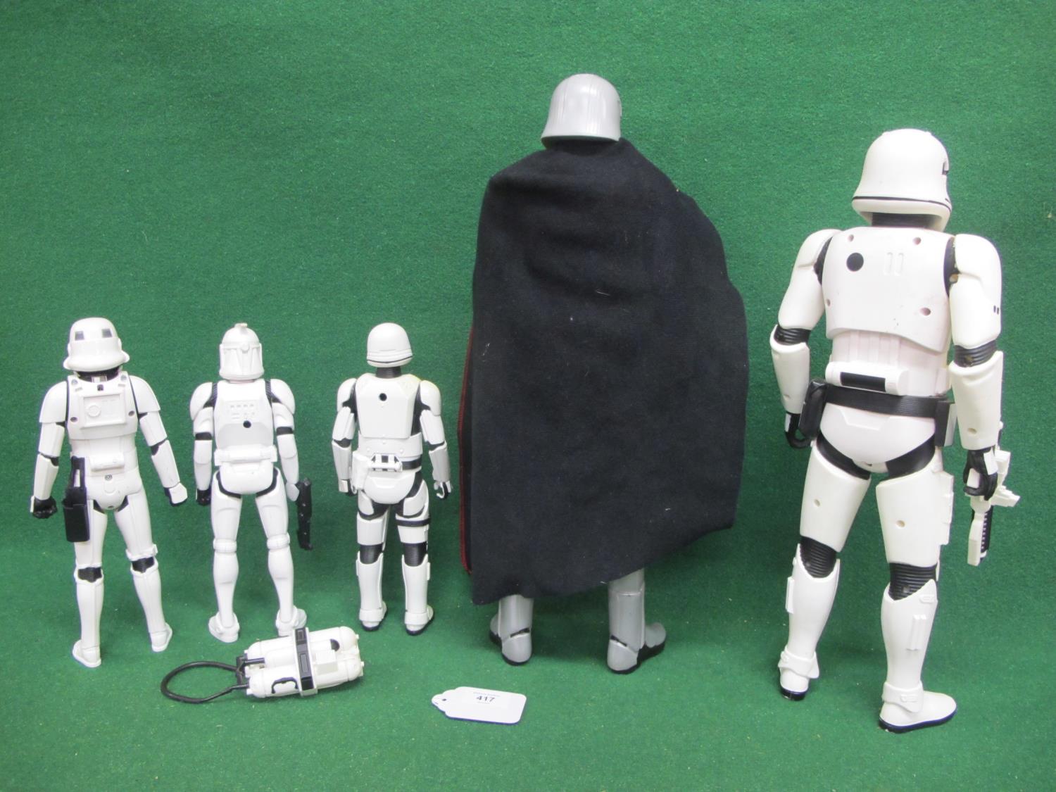 Five different plastic Storm Troopers by Jakks, Santa Monica, USA and Hasbro - heights from 11.5" to - Image 3 of 3