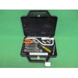 Jaguar cars plastic tool box kit with tools, bulbs and tyre pressure gauge Please note