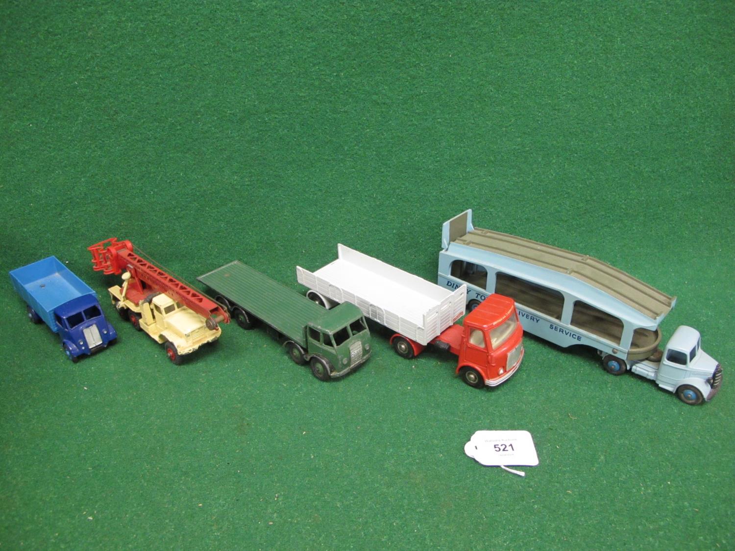 Box of fifteen Dinky diecast commercial vehicles to include: 979 Newmarket Racehorse Transport - Image 3 of 3