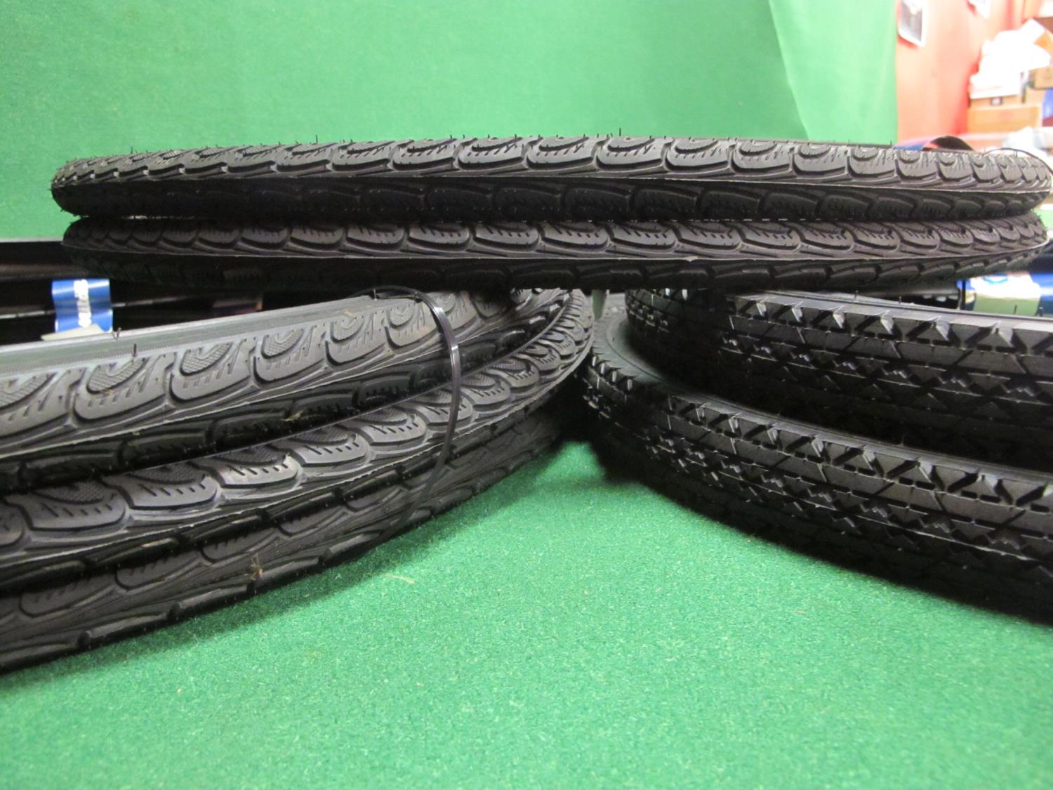 Twelve new old stock vintage style bicycle tyres to comprise: 26" x 1.38th", 26"x 1.5", 26" x 1. - Image 3 of 3