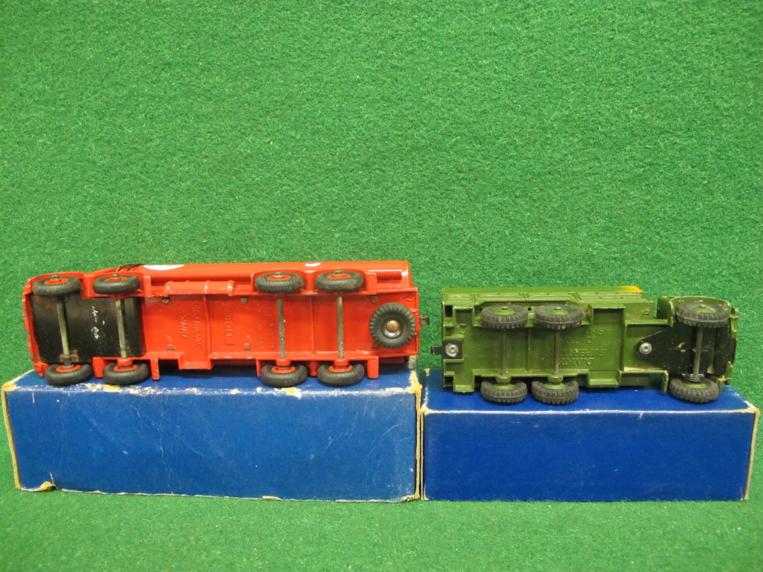 Two boxed 1950's Dinky Foden lorries to comprise: 941 fourteen ton Mobilgas eight wheel tanker and - Image 4 of 5