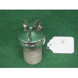 British made chromed lever operated fuel cap with large thread, of unknown origin - 1.5" dia (