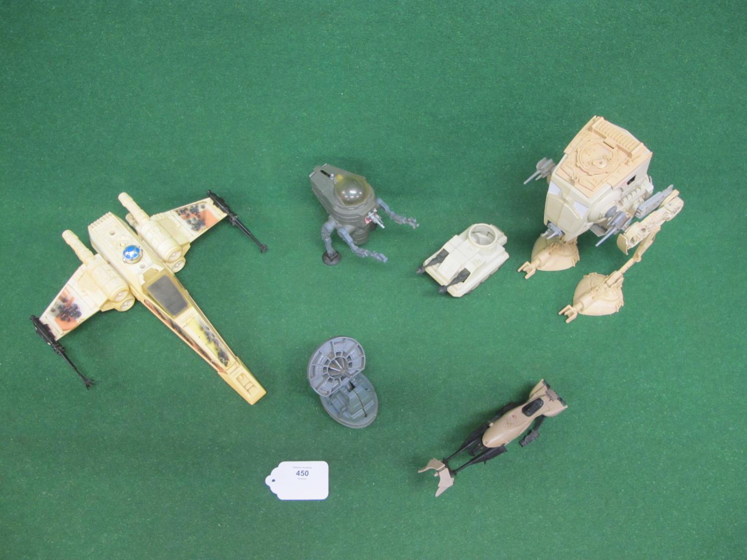 Six 1981/1982/1983 Star Wars vehicles to comprise: Radar Laser Cannon, Captivator 2, Imperial - Image 2 of 3