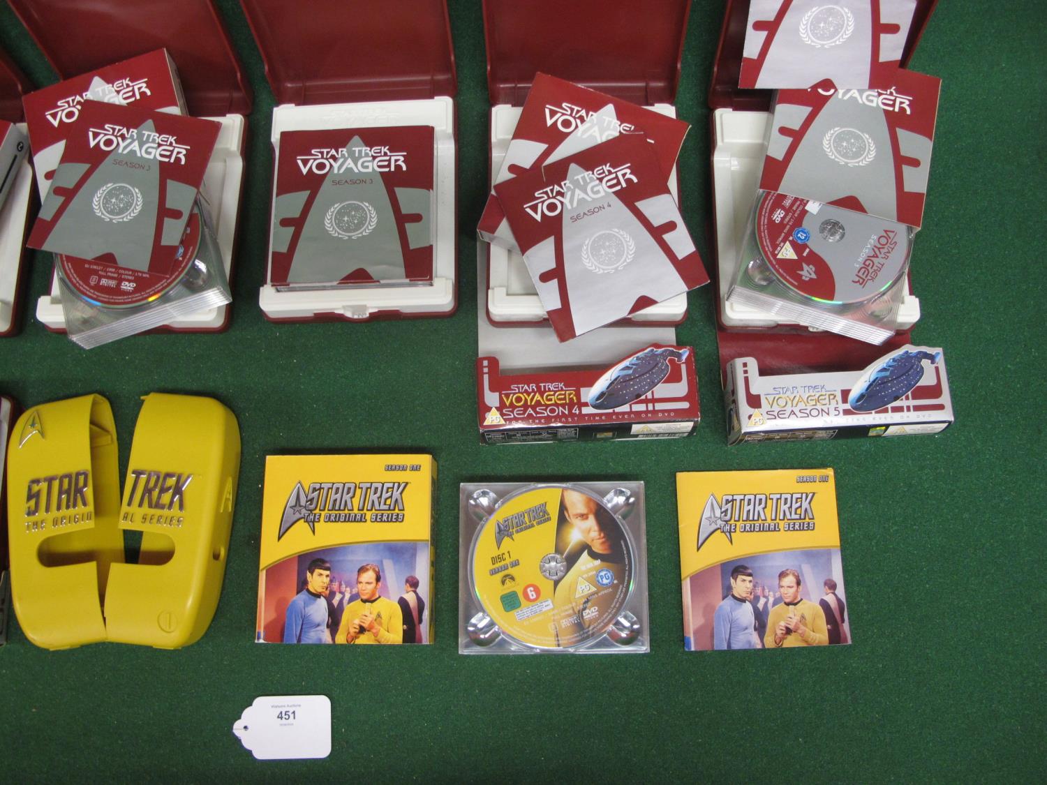 Nine cased Star Trek DVD sets comprising: The Original Series Season 1 1966-1967 eight disc set - Image 3 of 4