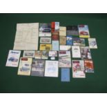 Quantity of motoring brochures, race programmes, publications, owners handbooks, Jaguar 2.4, 3.4,